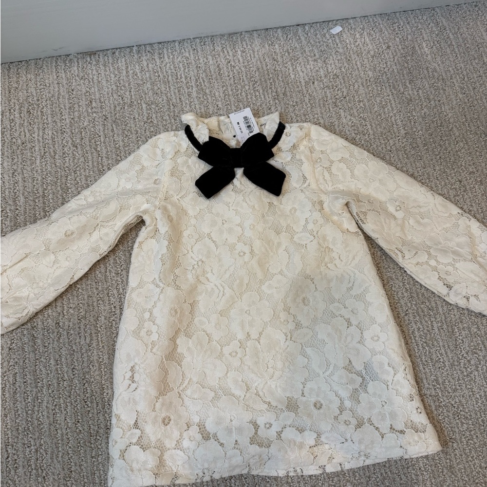 Janie and Jack toddler cream dress